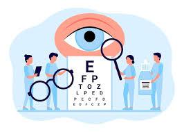 Eye test illustration