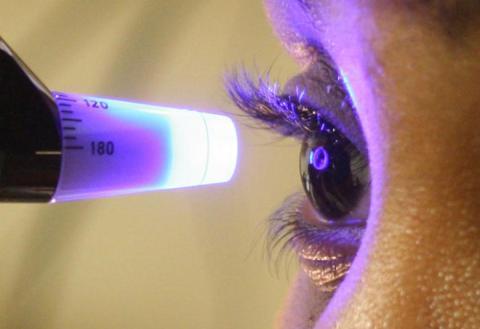 Eye pressure test